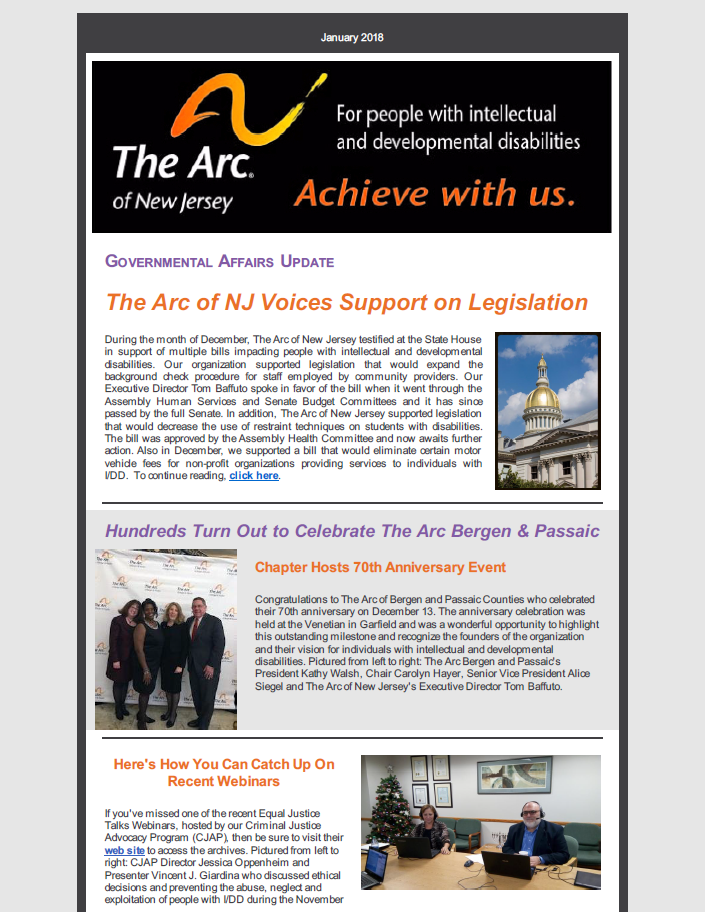 January E-News 2018