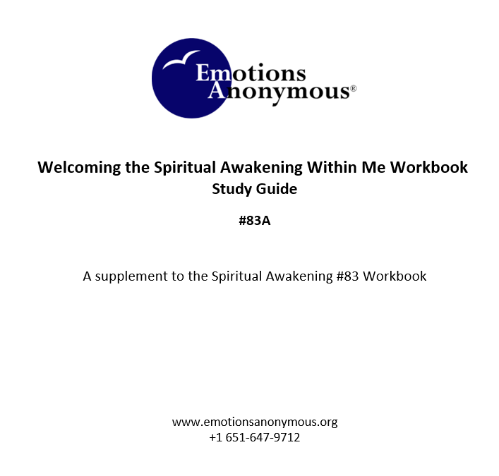 #83A — 83A Spiritual Awakening #83 Workbook Study Guide*