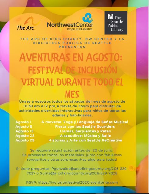 FESTIVAL DE INCLUSIÓN VIRTUAL; A moverse