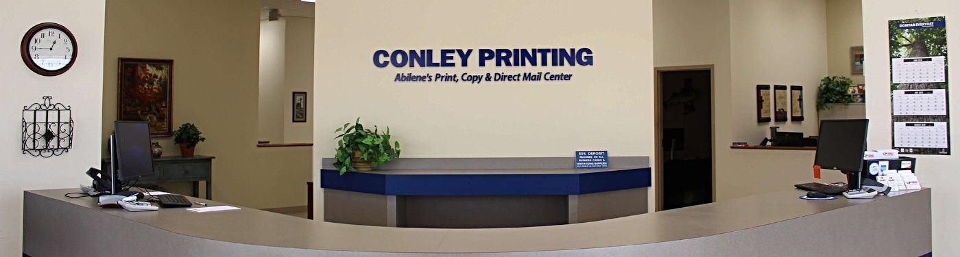 At Conley Printing, we are happy to help you with all your printing needs. 