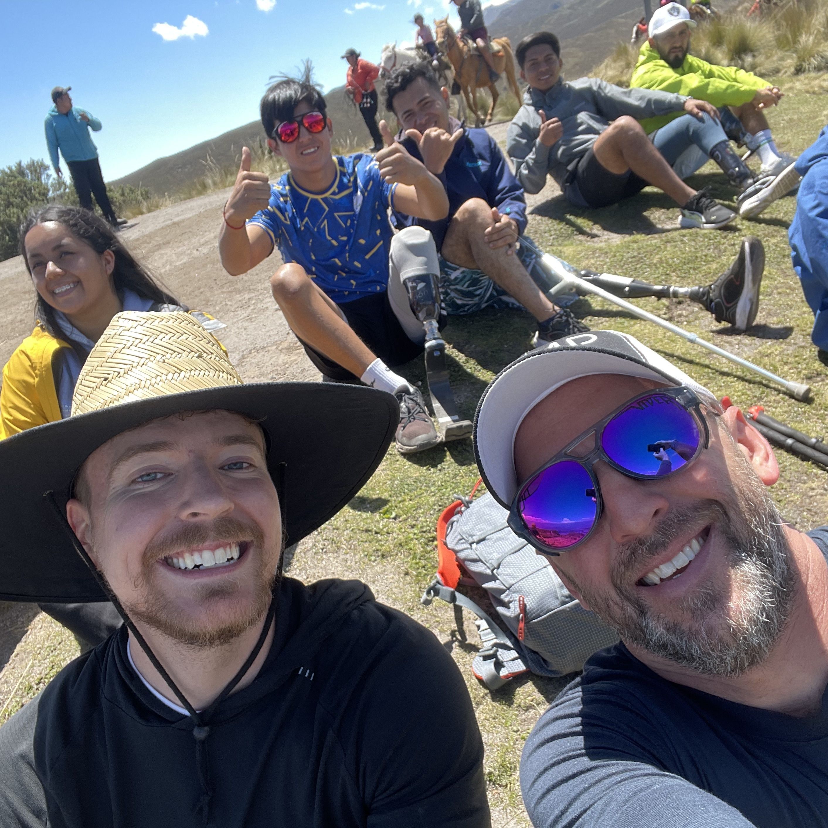 Jimmy after hiking Rucu Pichincha with ROMP in Ecuador