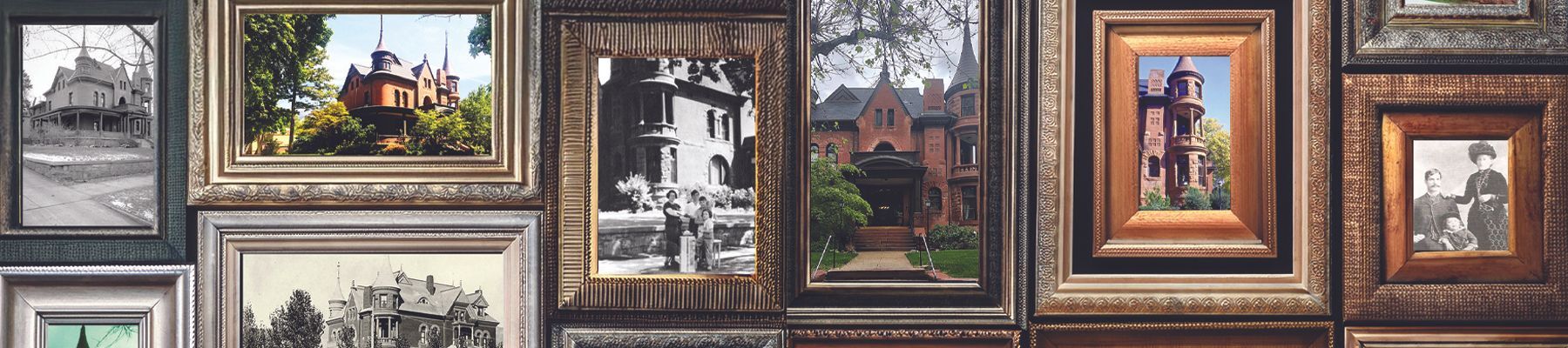 Masthead of photos of the Eccles Art Center