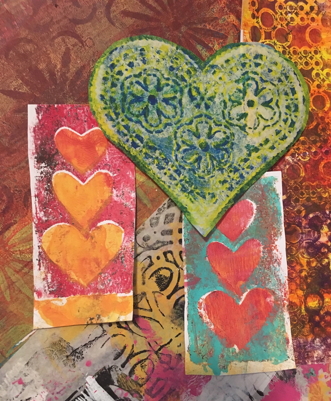 Gelli Printing Retreat @ The Light Center