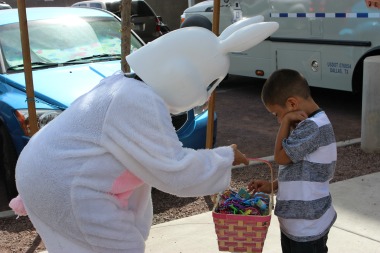 Wells Fargo Invites the Easter Bunny!