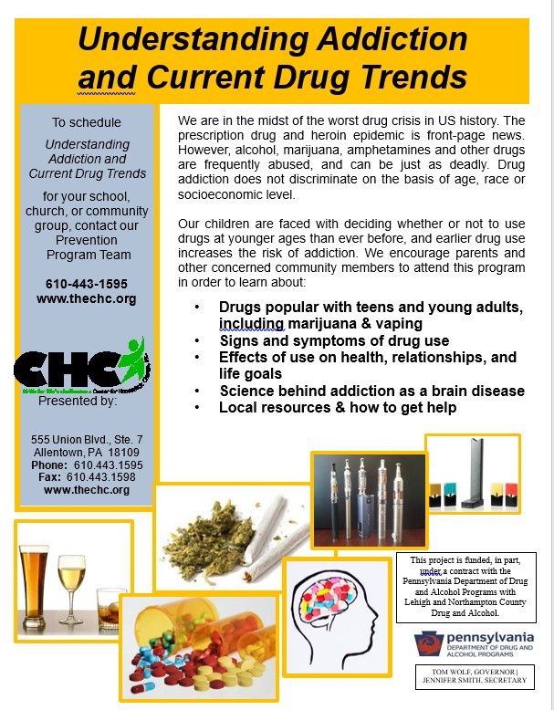 Current Trends in Drug and Alcohol Addiction