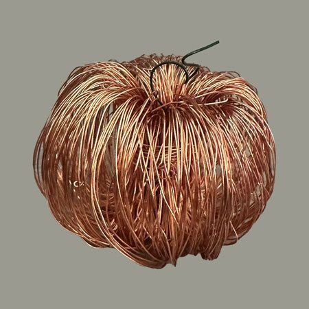 10/13: Copper Wire Pumpkins