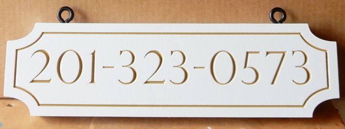 I18910 - Engraved HDU House Number Sign