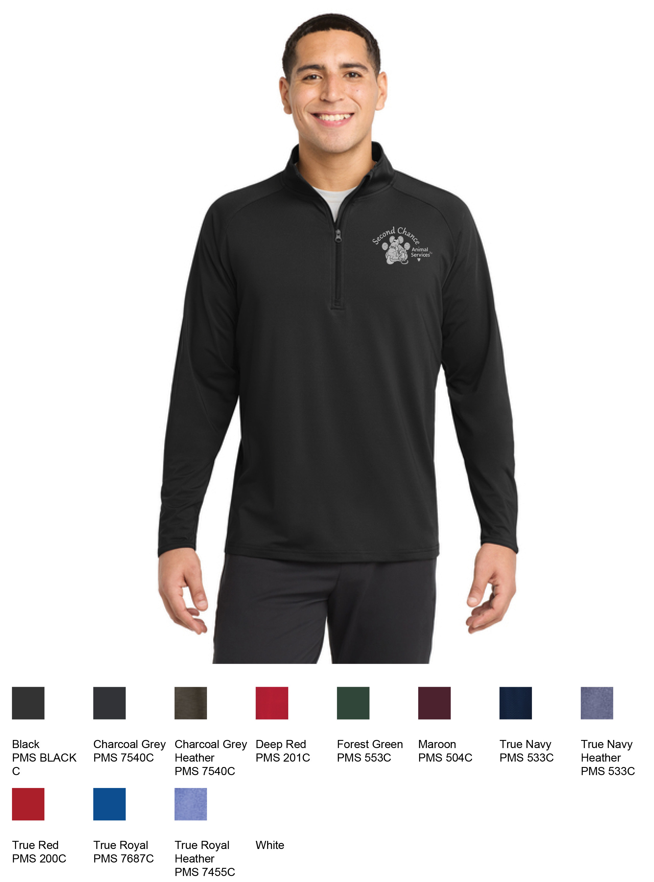 Mens 1/4-Zip Pullover