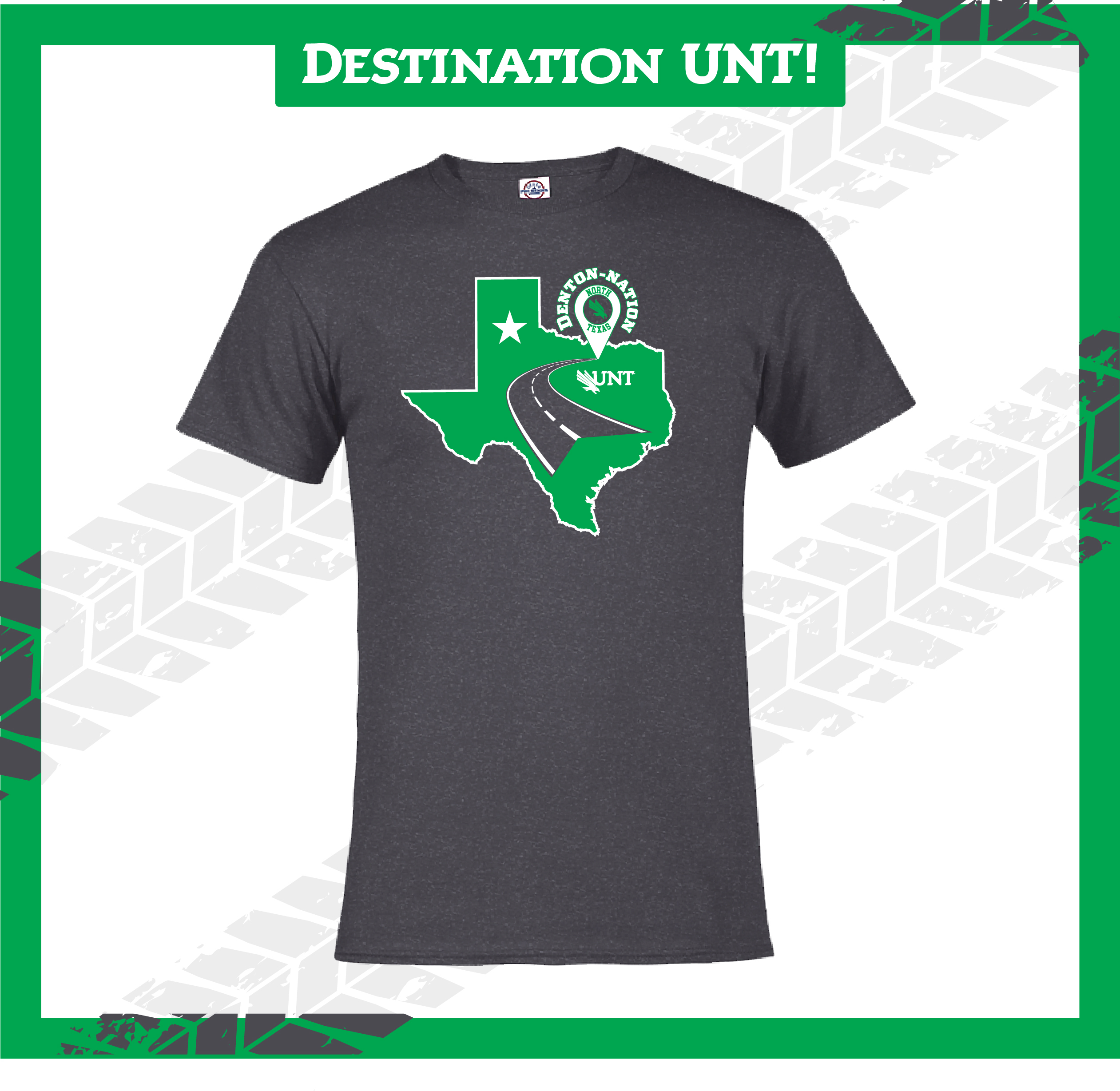 Destination UNT - T-shirt - (XL)