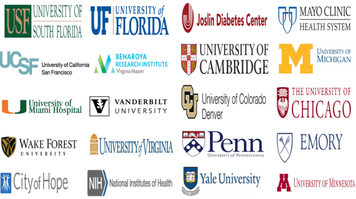 The 20 Largest T1D Research Centers