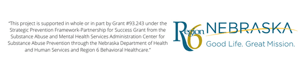 “This project is supported in whole or in part by Grant #93.243 under the Strategic Prevention Framework-Partnership for Success Grant from the Substance Abuse and Mental Health Services Administration Center 