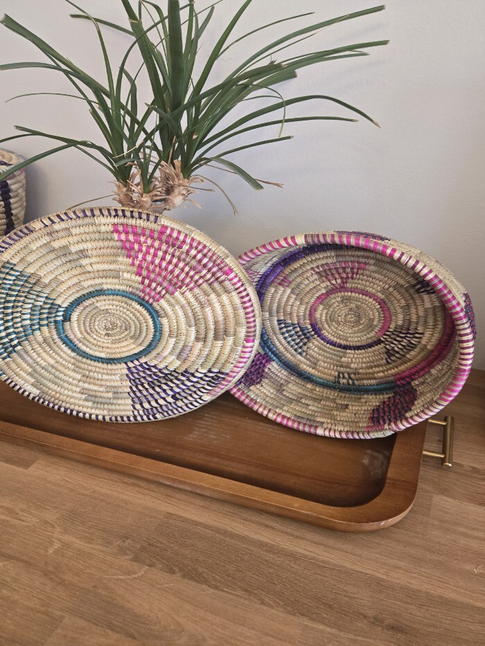 Handmade Basket - 11"x5" with Lid