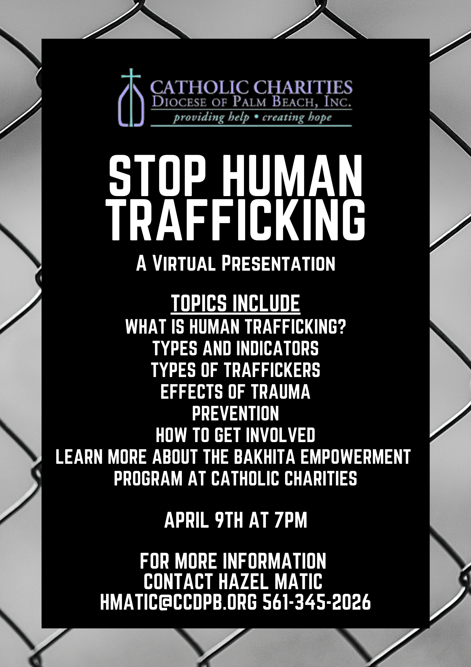Human Trafficking Virtual Presentation