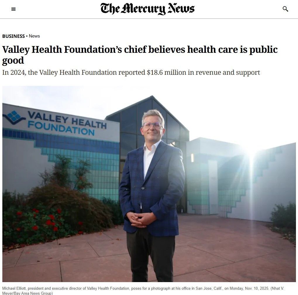 Valley Health Foundation's chief believes health care is public good