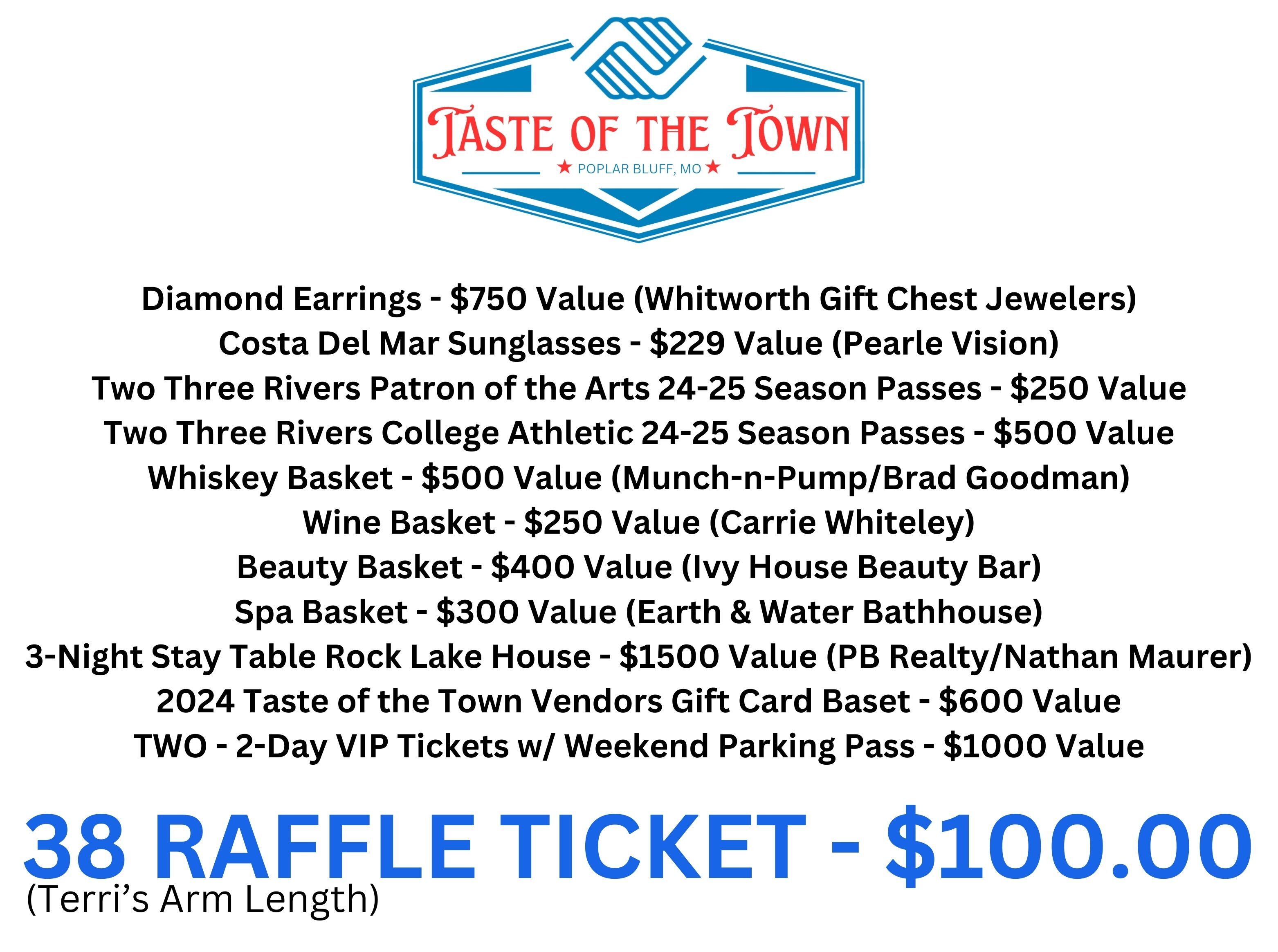 PURCHASE 38 RAFFLE TICKETS HERE