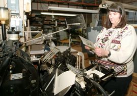 Letterpress Department