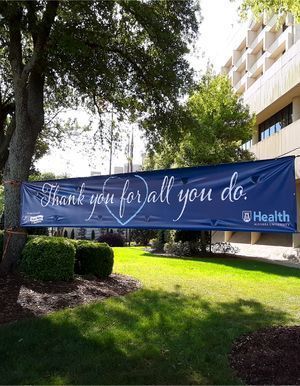 AU Health Thank You Banner