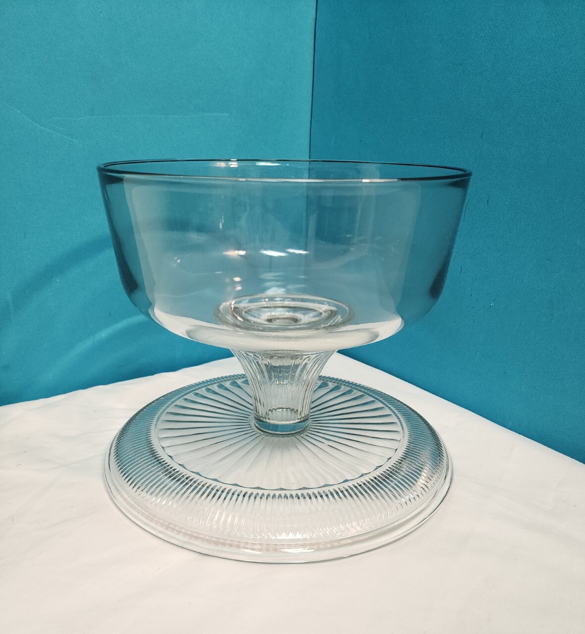 Anchor Glass Cake Stand