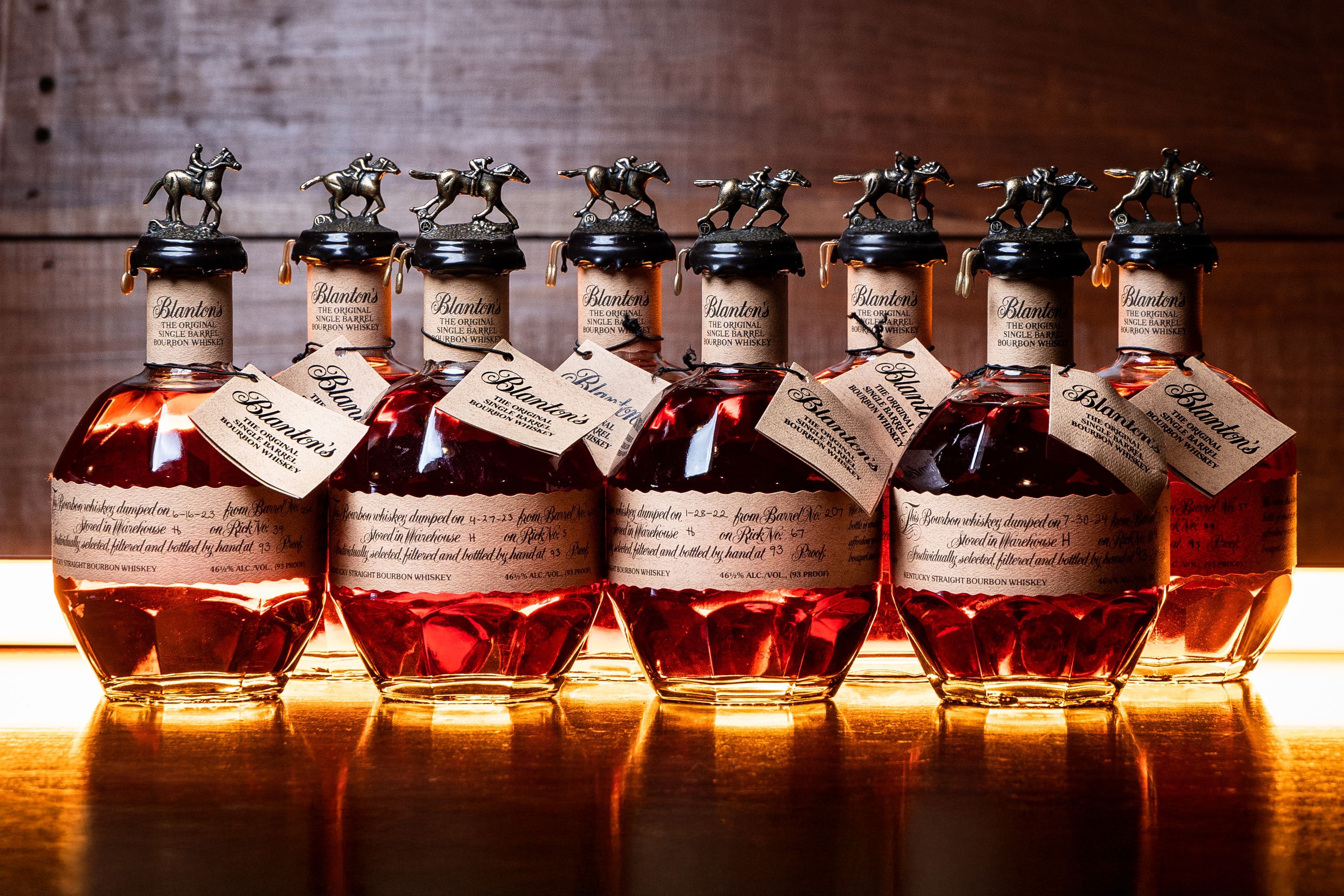 Blanton's Single Barrel Complete Horse Race Collection