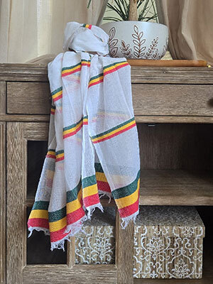 Menen Scarf, Hand Made in Ethiopia