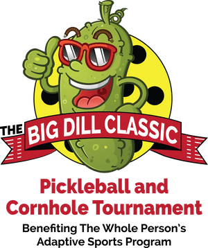 Big Dill Classic logo with pickle wearing sunglasses