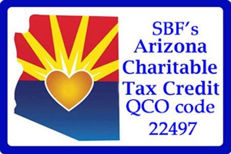 SBF is now an Arizona Qualifying Charitable Organizations (QCO)