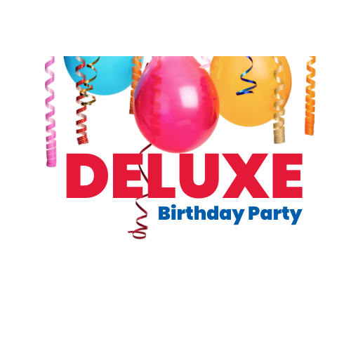 Deluxe birthday party logo
