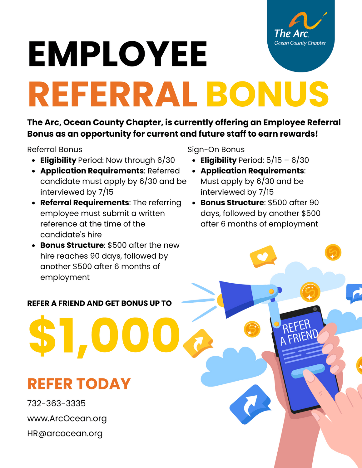 Employee Referral Bonus Spring 2025