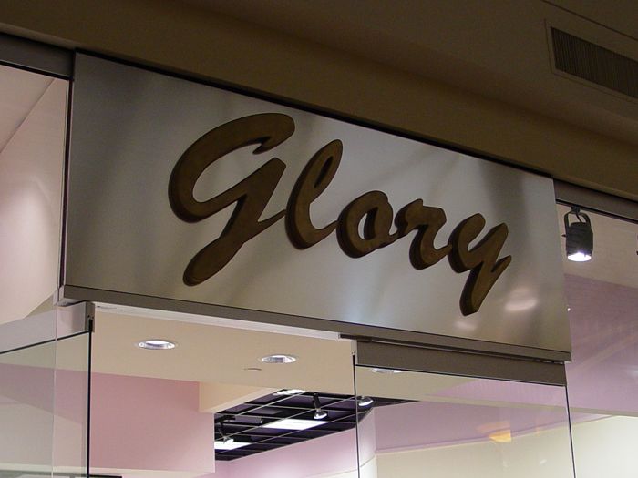 Glory Storefront Sign