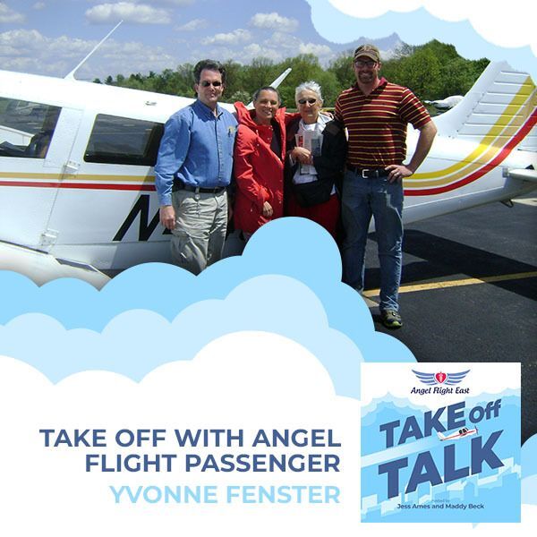 Take Off With Angel Flight Passenger Yvonne Fenster