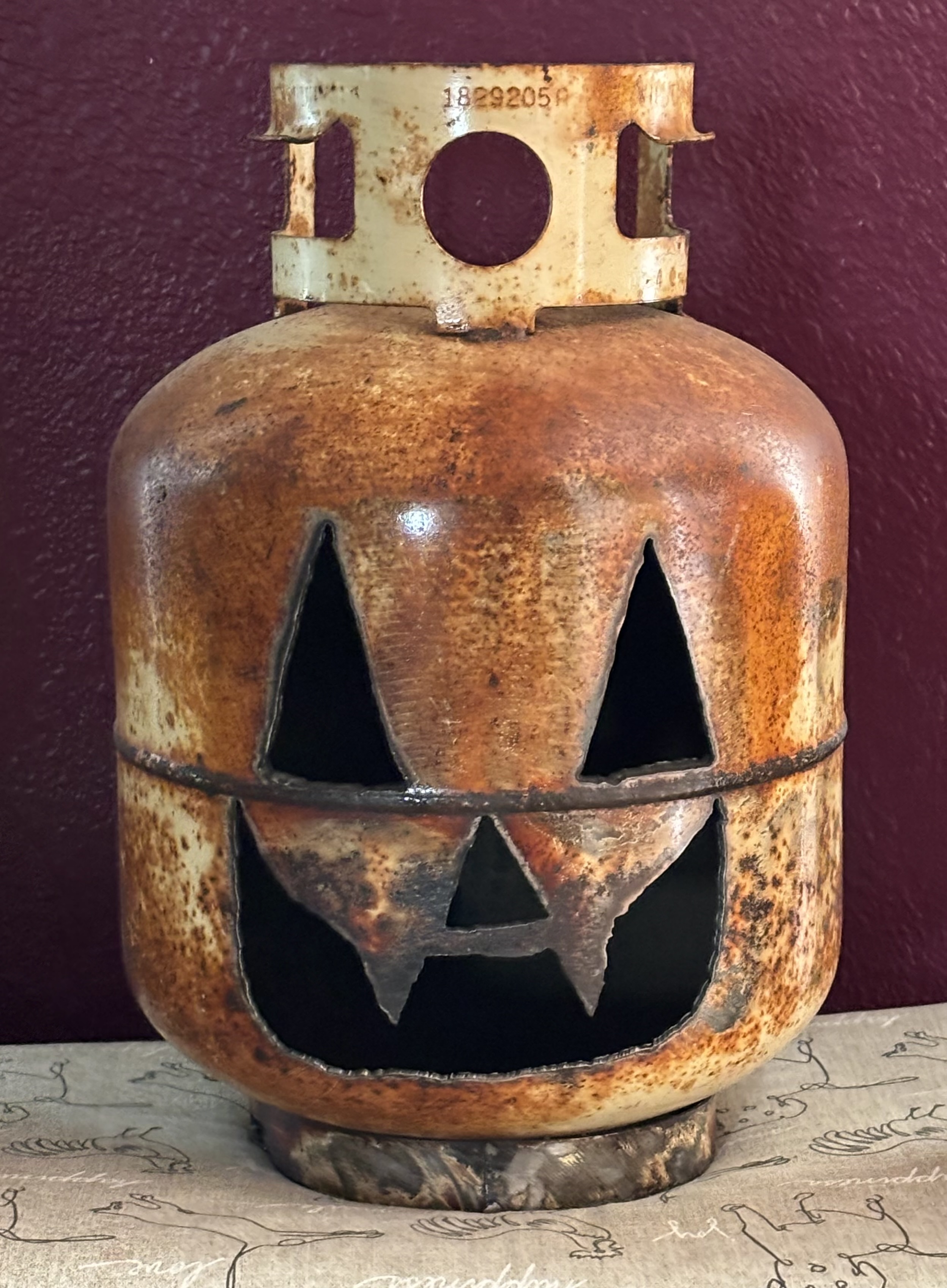 Metal Jack-O'-Lantern by Richard Alan Studios