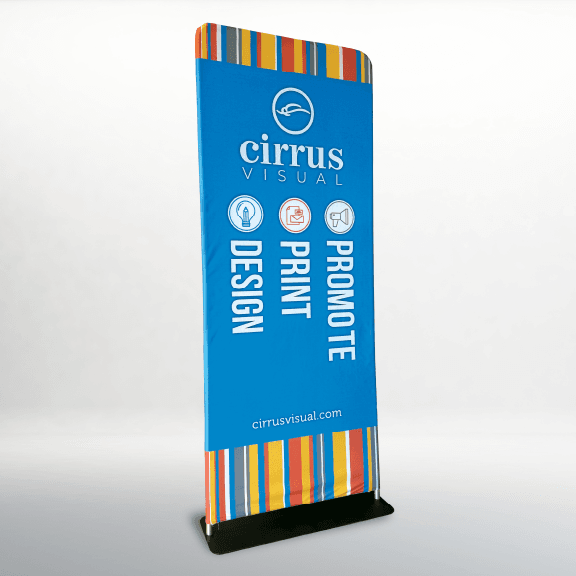 Pillow Case Fabric Banner Stand