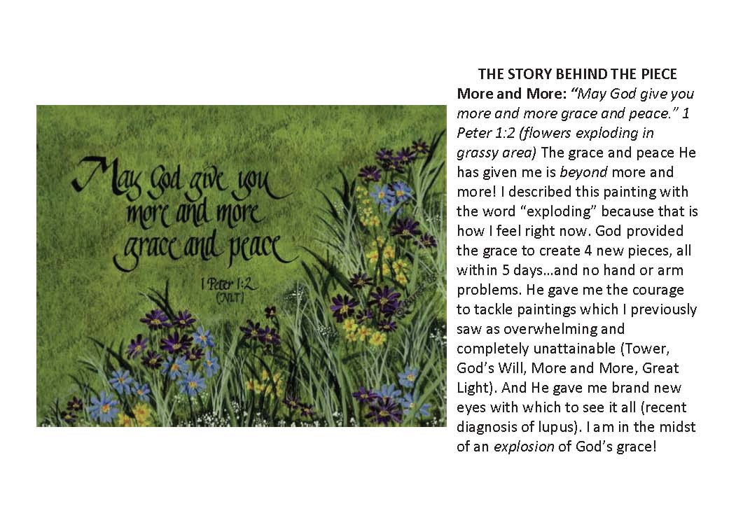 MORE & MORE (1 Peter, Encouragement, Faithwalk)