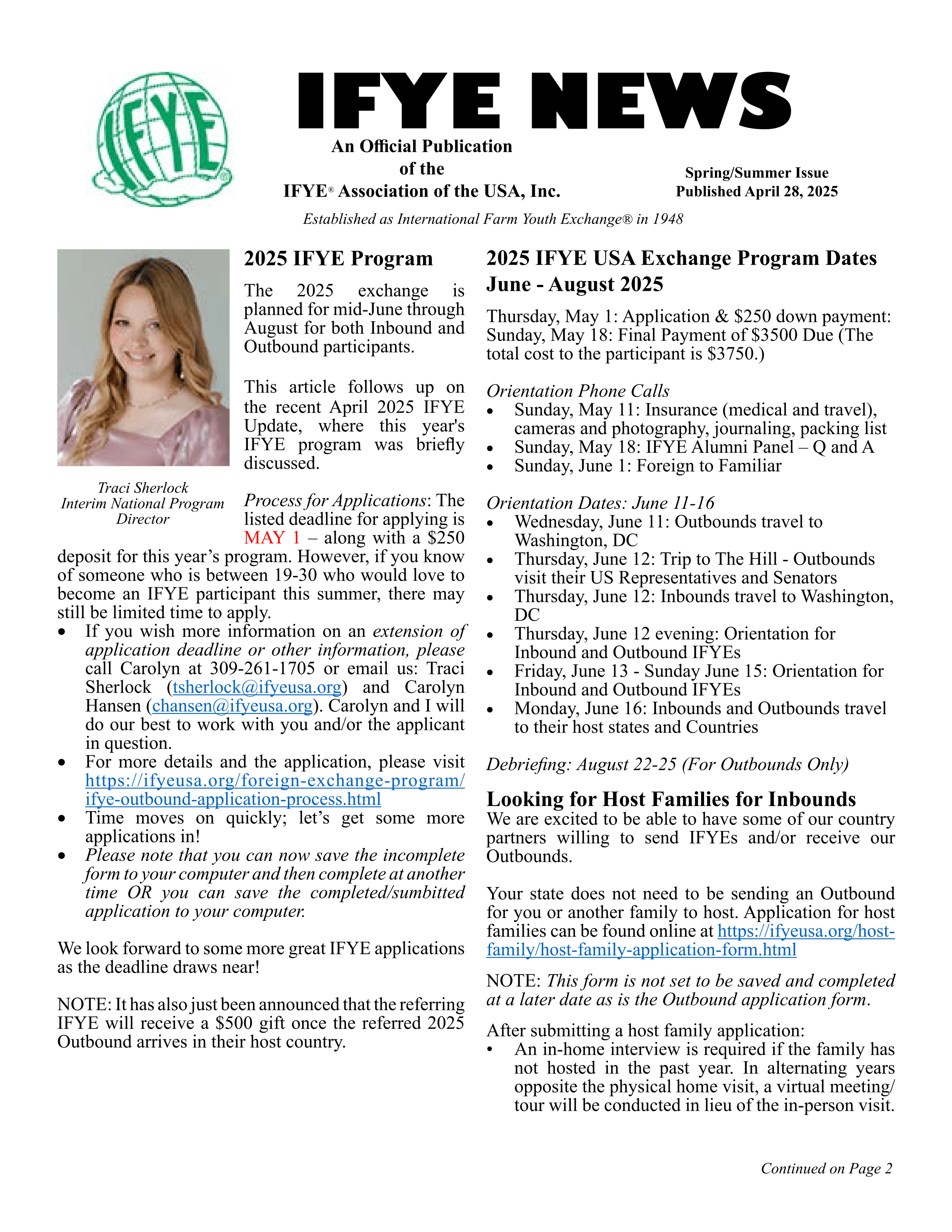 Read the Spring/Summer 2025 Newsletter
