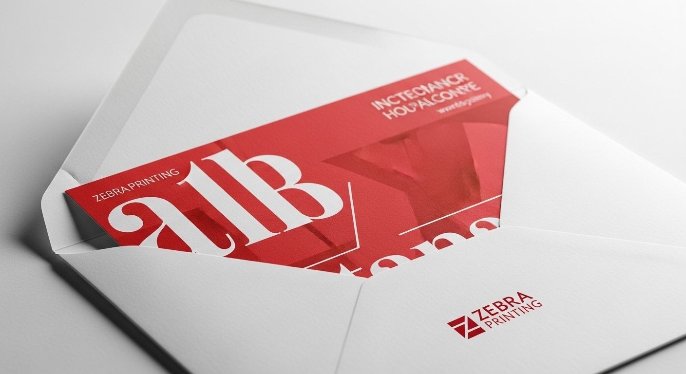 High-quality printed envelopes with inserts for business mailings in Seattle and Bellevue, WA.