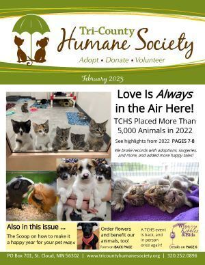 Newsletters : News & Publications : About : Tri-County Humane Society