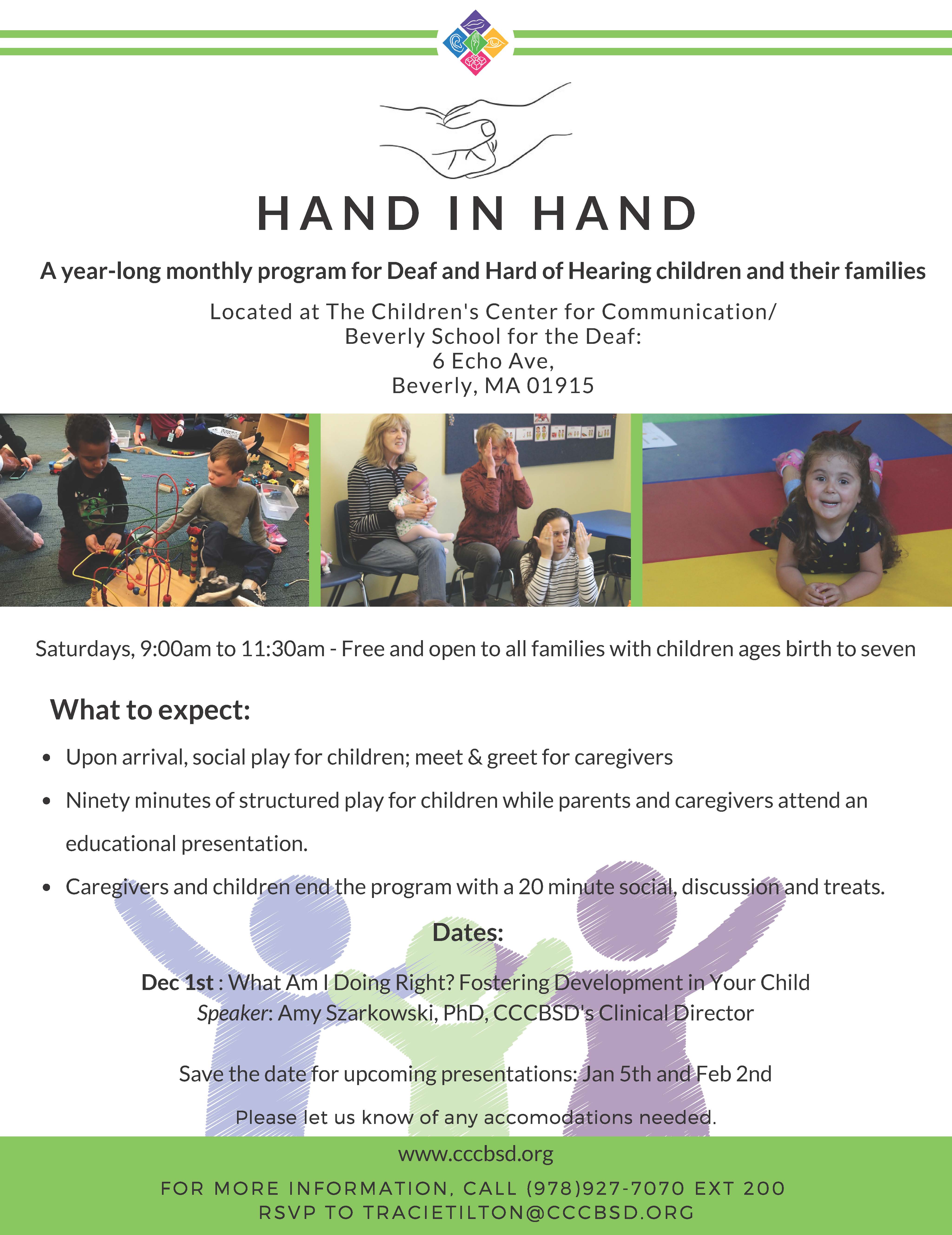 Hand in Hand Program at CCC/BSD