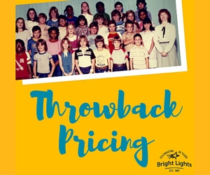 Throwback Pricing