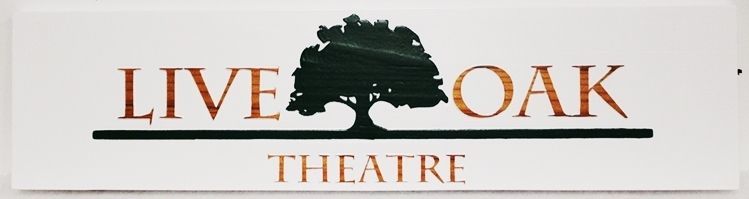 FA16692 - Engraved  HDU Entrance  HDU Sign for the Live Oak Theater