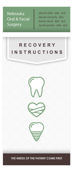 Recovery Instructions for Wisdom Teeth Removal and Dental Implant Surgery