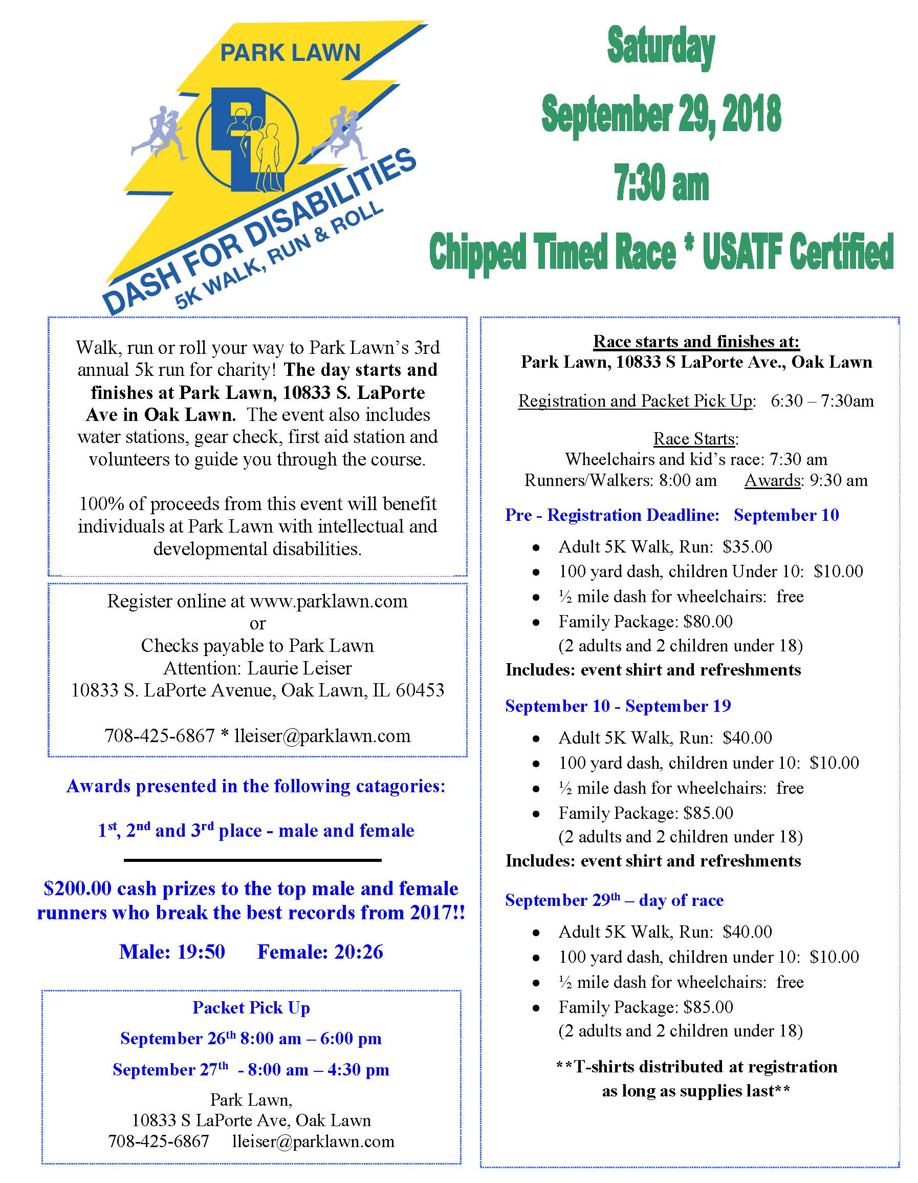 5K Dash for Disabilities
