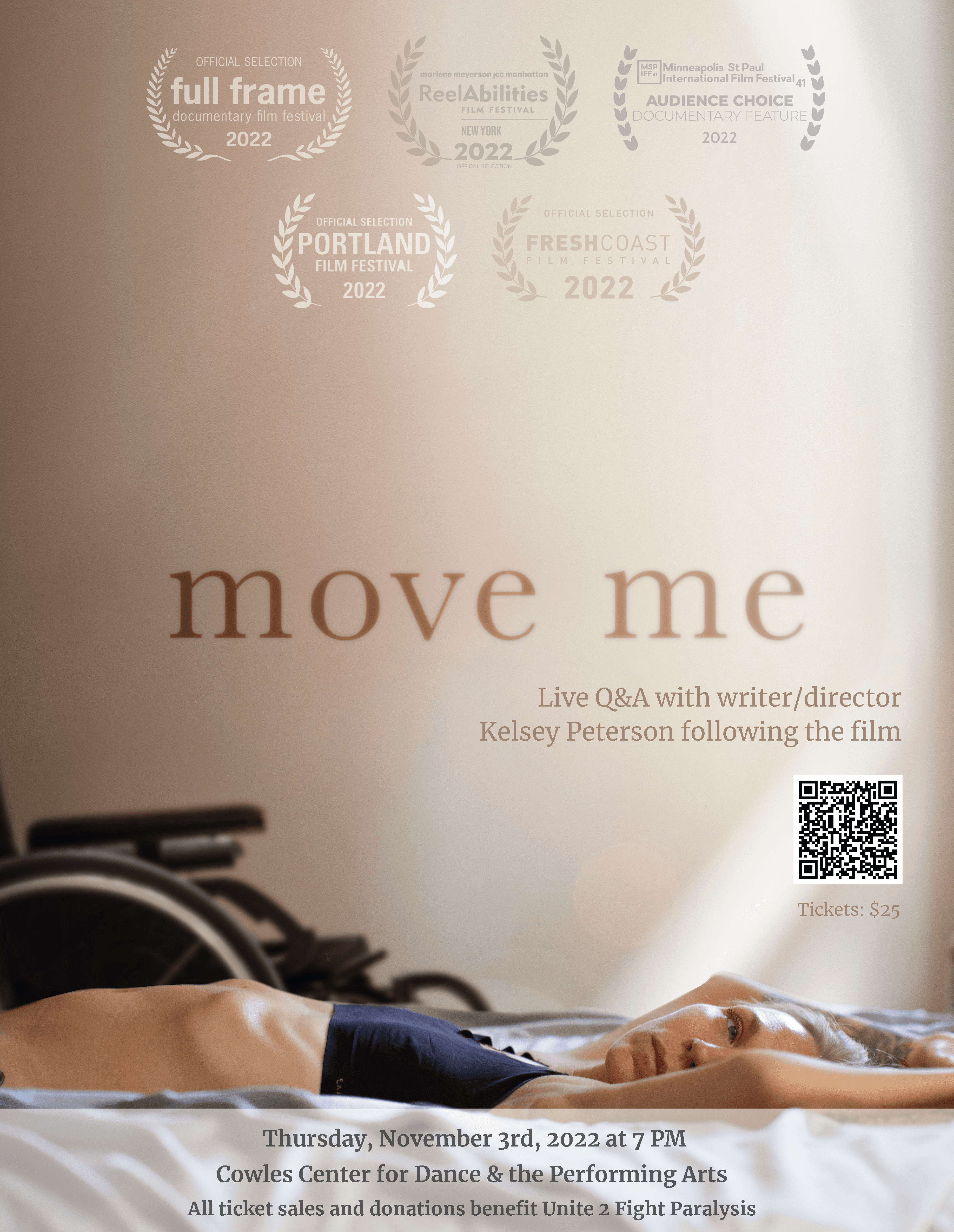 Live Q&A + Film Screening of 'Move Me' with creator Kelsey Peterson