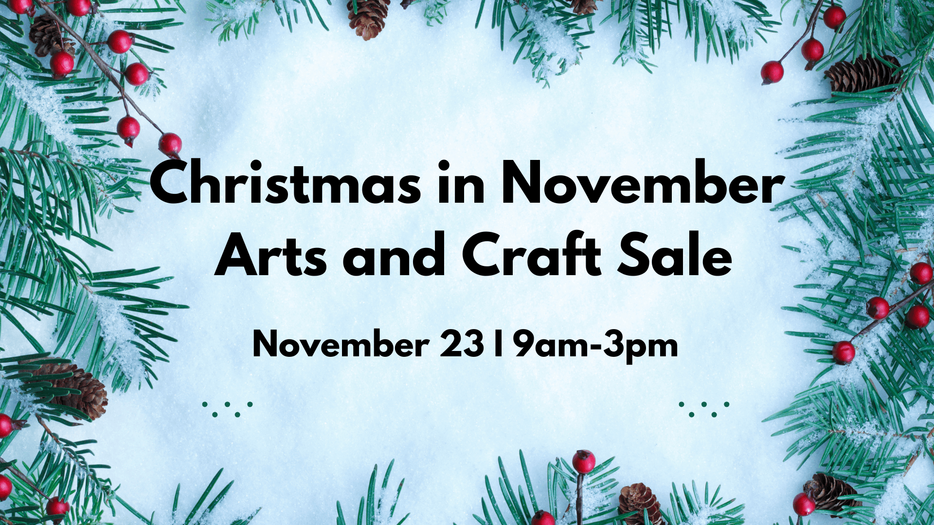 Christmas Arts and Craft Sale at NESA!