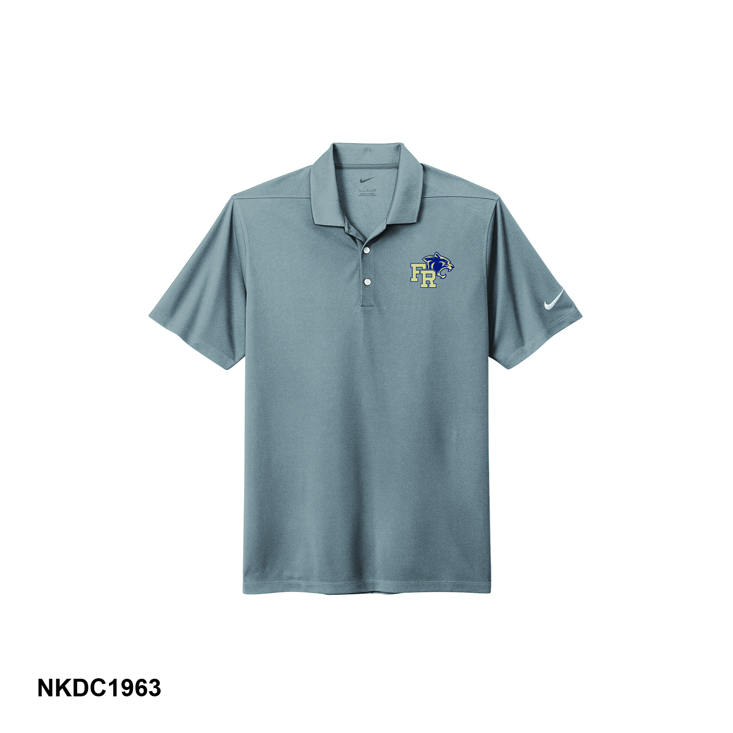 FR PANTHER HEAD LOGO - Nike Dri-FIT Micro Pique 2.0 Polo