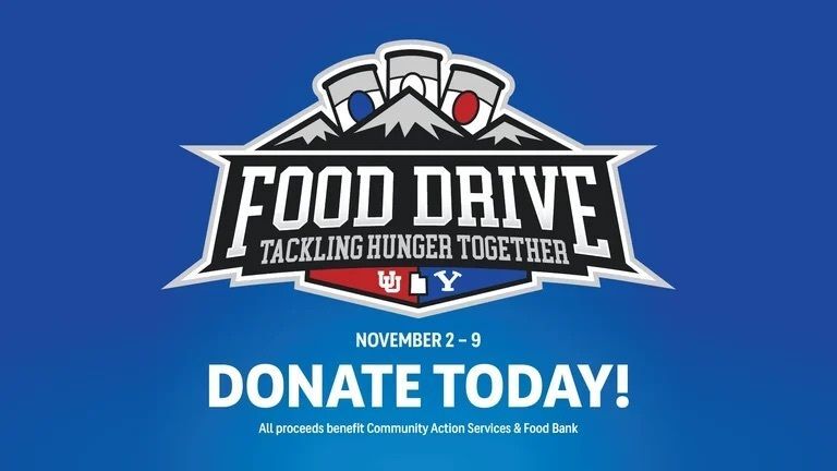 Tackling Hunger Together: U of U vs. BYU Food Drive 2024