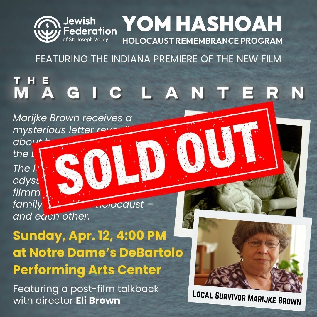 APRIL 12 - Yom HaShoah Holocaust Remembrance Program