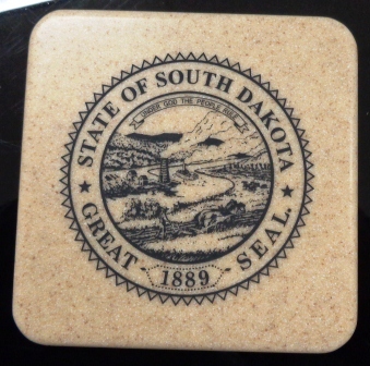 State Seal - Stone Coaster