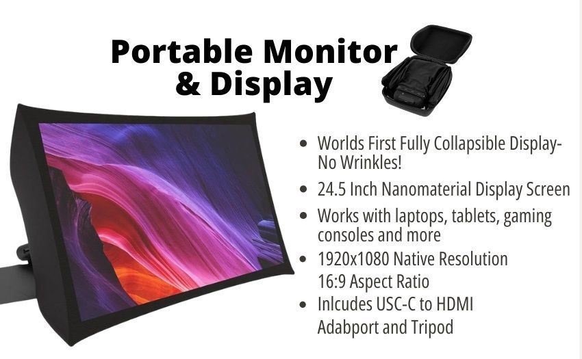 highlights types about the portable display