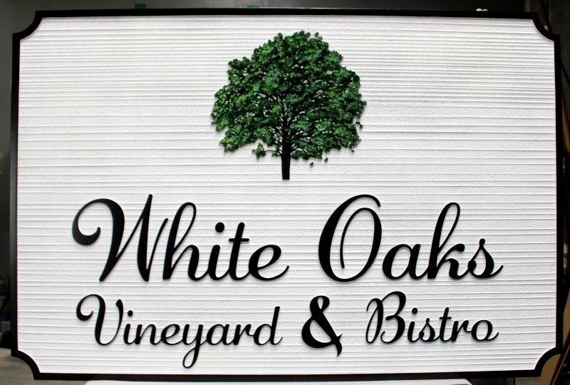 R27114 - Carved Sign for "White Oaks"