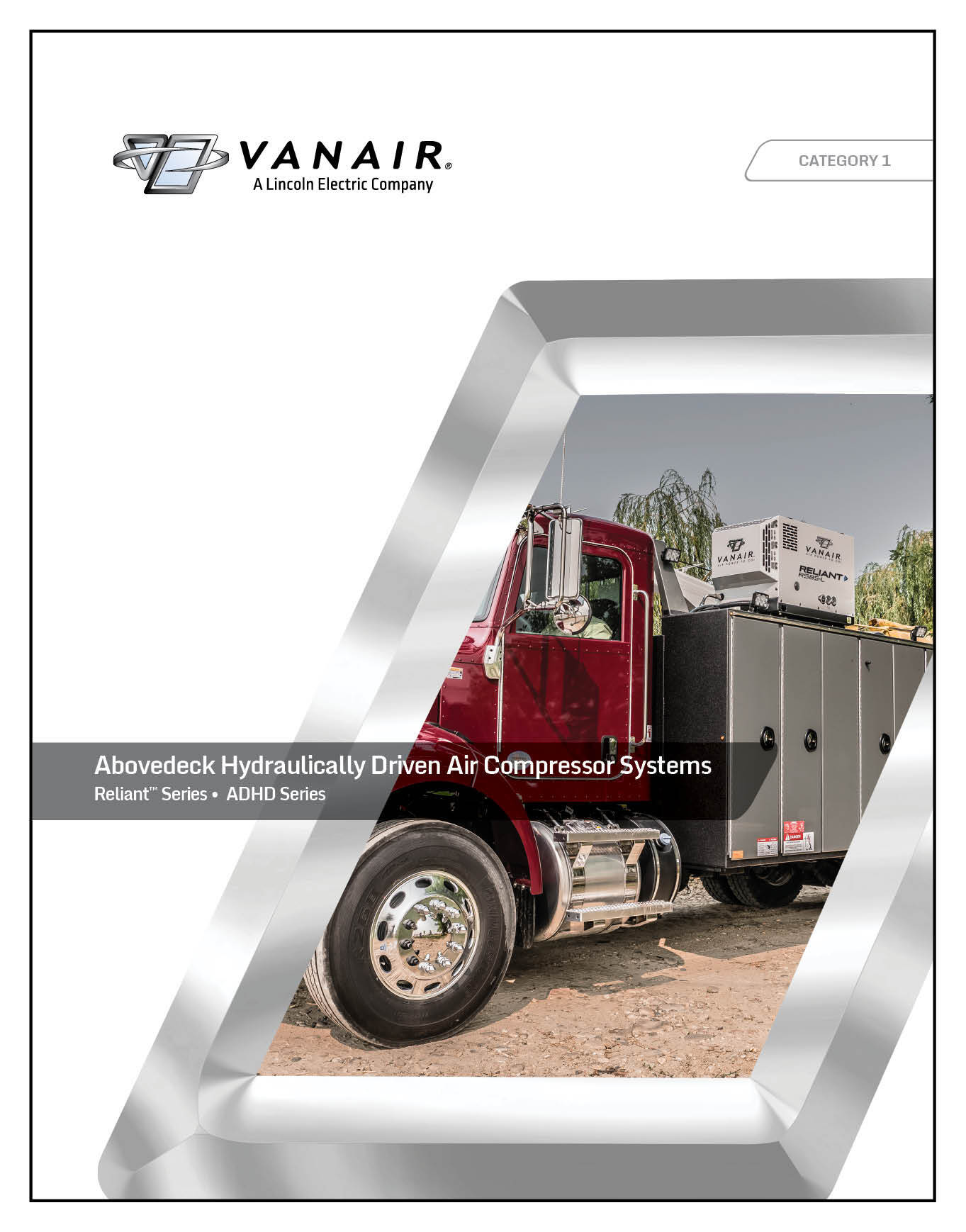 Category 1 - Abovedeck Hydraulically Driven Air Compressor Systems